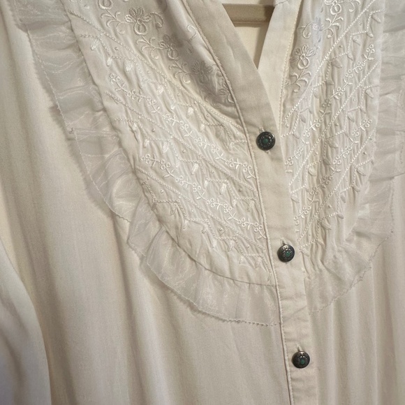 Brand New with Tags Tasha Polizzi Blouse with Lace Trim - Picture 1 of 6